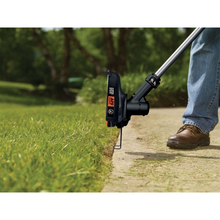 Using a String Trimmer Along Fence Lines Safely